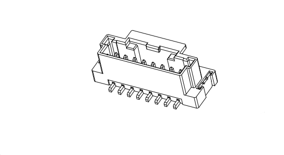 AW2013V-MX-XP 2.00 มม. พิทช์ 180 ° SMT Wafer Connector Series