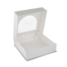 Custom Logo Transparent Pastry Boxes for Parties and Celebrations