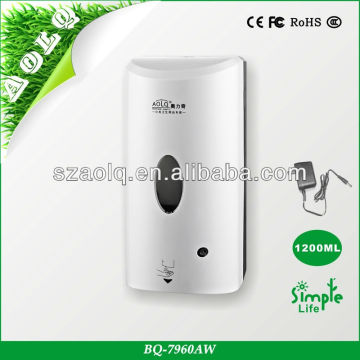 Plastic deck mounted soap dispenser automatic sensor