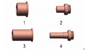 CEBORA P70 Plasma Cutting Electrode and Nozzle