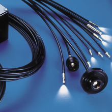 Led fibre optic Light Museum display lighting