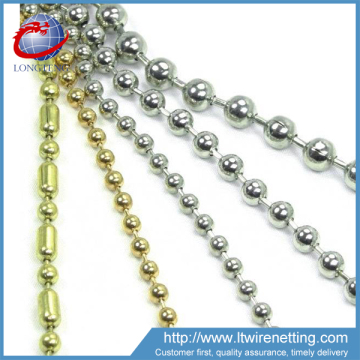 Anping Factory sale bead decorative metal screen / decorative door curtain / metal bead curtain