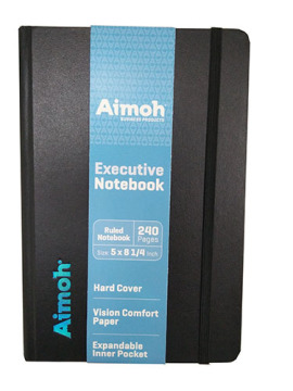 Custom Printed High Quality Black Hardcover Notebooks