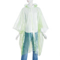 Poncho de pluie imperméable PE d&#39;été bon marché promotionnel