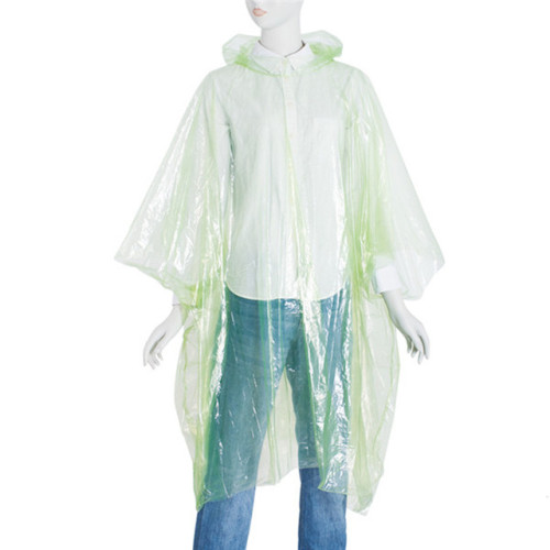 Promotional Günstige Sommer PE Wasserdichter Regenponcho