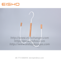 EISHO White Wood Metal Scarf Belt Hanger Hooks