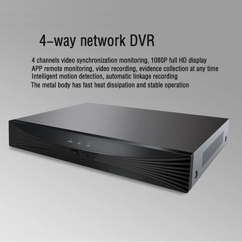 China Manufacturer Wholesale H. 264 4CH 1080P NVR with 4CH Poe Pst-NVR004p