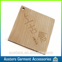 China manufacturer custom laser cut wooden hang tag