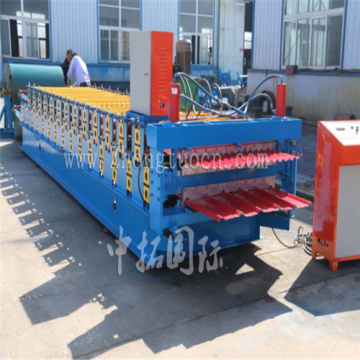 double layer metal sheet roofing roll forming machine