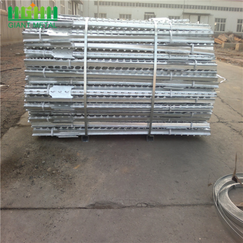 GREEN PAINTED T POST GALVANIZED STEEL POST