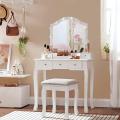 White Led Mirror Drawer Vanity Table Makeup Designs