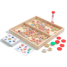 Children's Multifunctional Memory Development: Shape Matching Wooden Chess Board Game