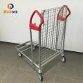 U vormplatform magazijn trolley