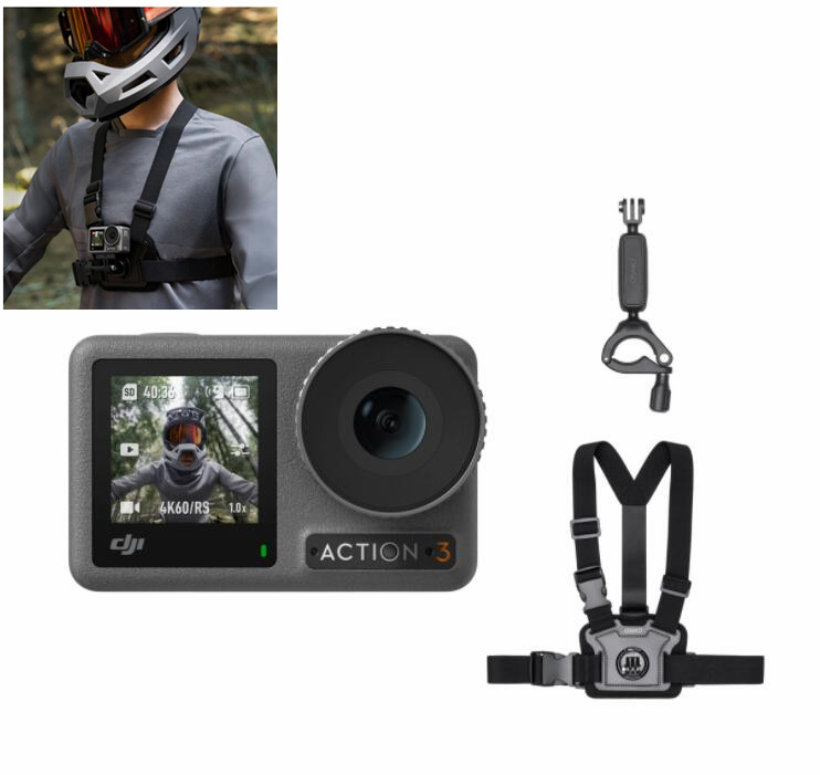 In stock DJI Osmo Action 3 Osmo Action 3 Cycling Kit with Cold Resistant & Long-Lasting