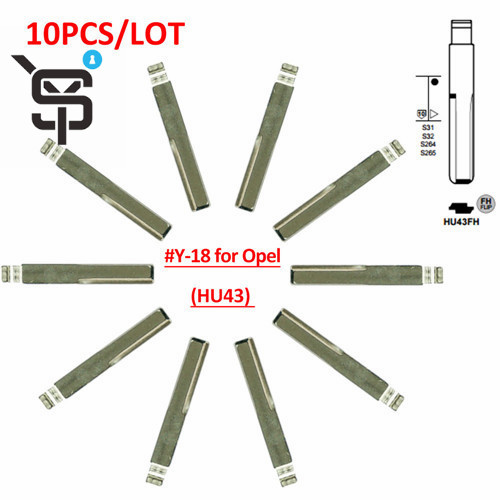 Chinese suppliers Key blade MY-18 for opel ( HU43 )