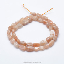 5mm Natural Sunstone Nuggets Beads Strands - Pandahall