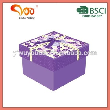 TOP SELLING STYLE Custom Handcraft printed wedding gift paper box with foam