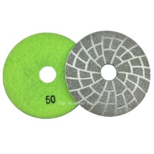 Aggressive Vacuum Brazed Diamond Polishing Pads for Fast Granite, Marble, Gemstone, Quartz, and Concrete Polishing