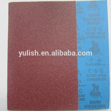 Alumina abrasive emery cloth