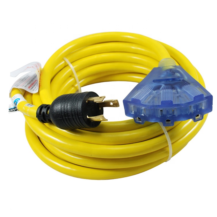 All weather 12 AWG/3 conductor grounded heavy-duty extension cord