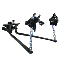 8000lbs Max Tongue Weight Trailer Parts: Round Bar Weight Distribution Hitch for Truck Towing Safety