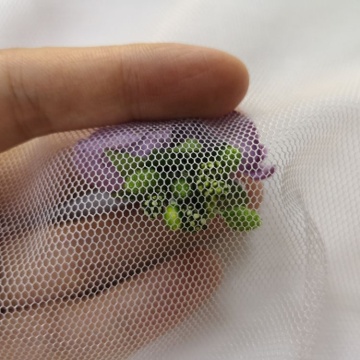 Tissu de mariage de filet de maille de tulle de tricot de polyester 50D