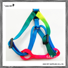 Rainbow Ribon Adjustable Dog Step-in-Harness
