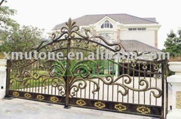 Custom Wrought Iron Gate, Driveway Art Gates