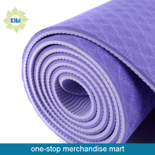 White yoga mat pvc thick exercise fitness