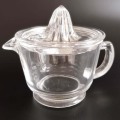 Crystal Glass Hand Orange Juicer With Pitcher