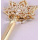 Gold Rhinestone Star Pageant Crown Scepter For Queen