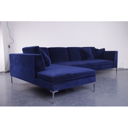 B&B italia Charles sofa in velvet fabric