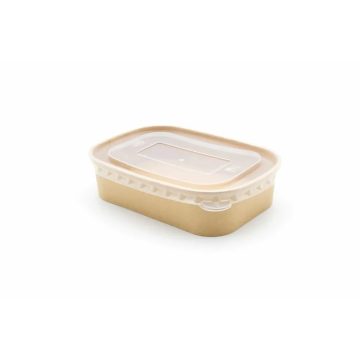 Sustainable Paper Food Tray with Rectangular Design
