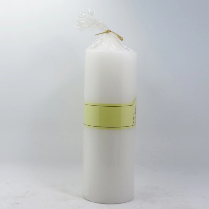 Home Decoration White Wax Pillar Candles