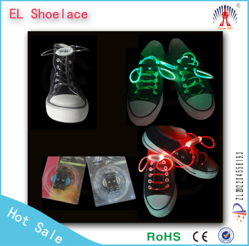 Hot sale flashing led shoelaces Christmas gift flashing led shoelaces