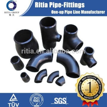 a234 carbon steel black painted pipe fittings