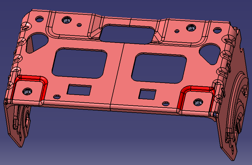 U W01 Armrest U Shaped Bracket