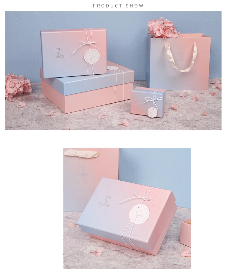 Hot Selling Pink Paper Cosmetic Box for Gift