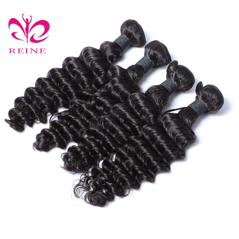 Cuticle Aligned Hair 10A Raw  Hair Bundle,Unprocessed Wholesale Indian Remy Deep wave