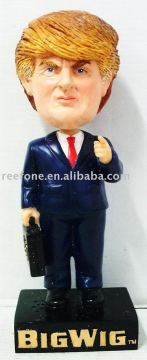 Polyresin Talking Bobblehead bobble head figurine