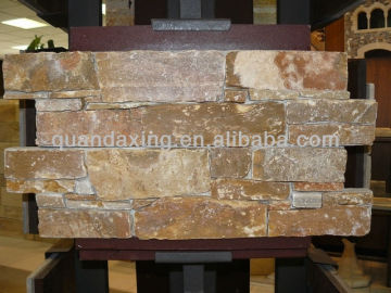 Culture Slate,Ledgestone,Rusty Slate with Concrete Backside