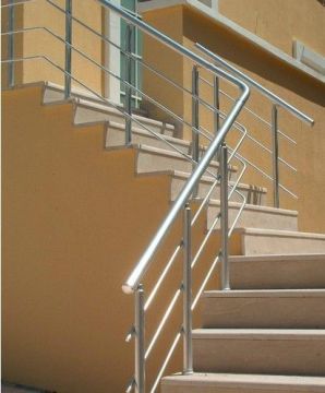 Aluminum Extrusion Profile Of Hand Railings Anodized