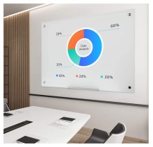 student office hot sell hanging glass writing board