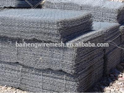 Galvanized river bank protect gabion basket/gabion box