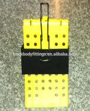 capacity 40t durable plastic wheel chock, wheel chock holder