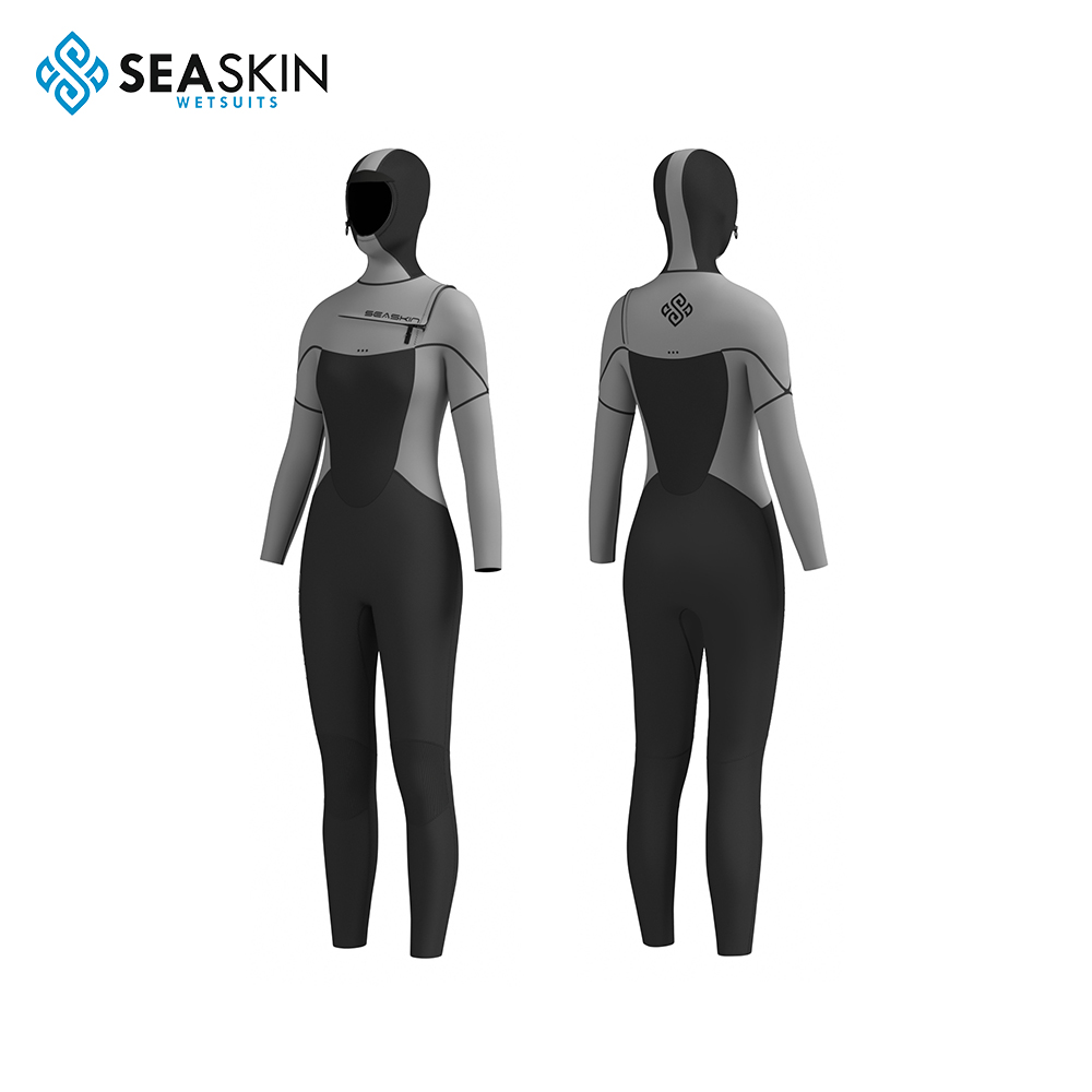 Seaskin Womens 4/3mm 5/4mm Wetsuits Surfing Neoprene