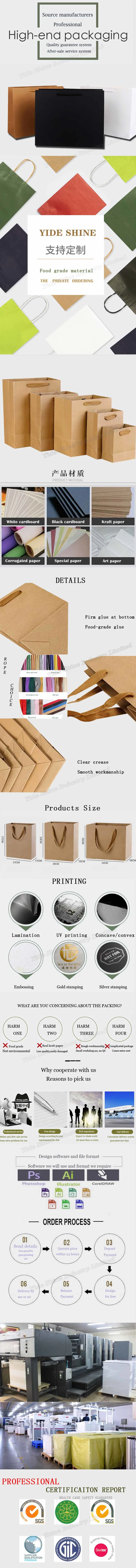 10*6.75*12 Inch Chept Price Handle Brown Kraft Zara Plain Cheap Price Paper Bags with Tyvek Paper Bags