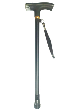 Aluminum Canes Adjustable Walker Aids Walking Sticks with LED Light