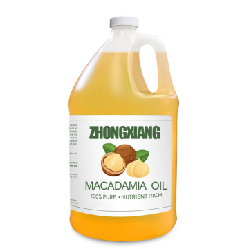 Wholesale Cold Pressed Macadamia Oil for Skin Hair Care 100% Pure Raw Macadamia Nut Oil in Bulk