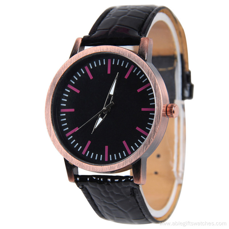 Popular Women Leather Wrist Quartz  Watches